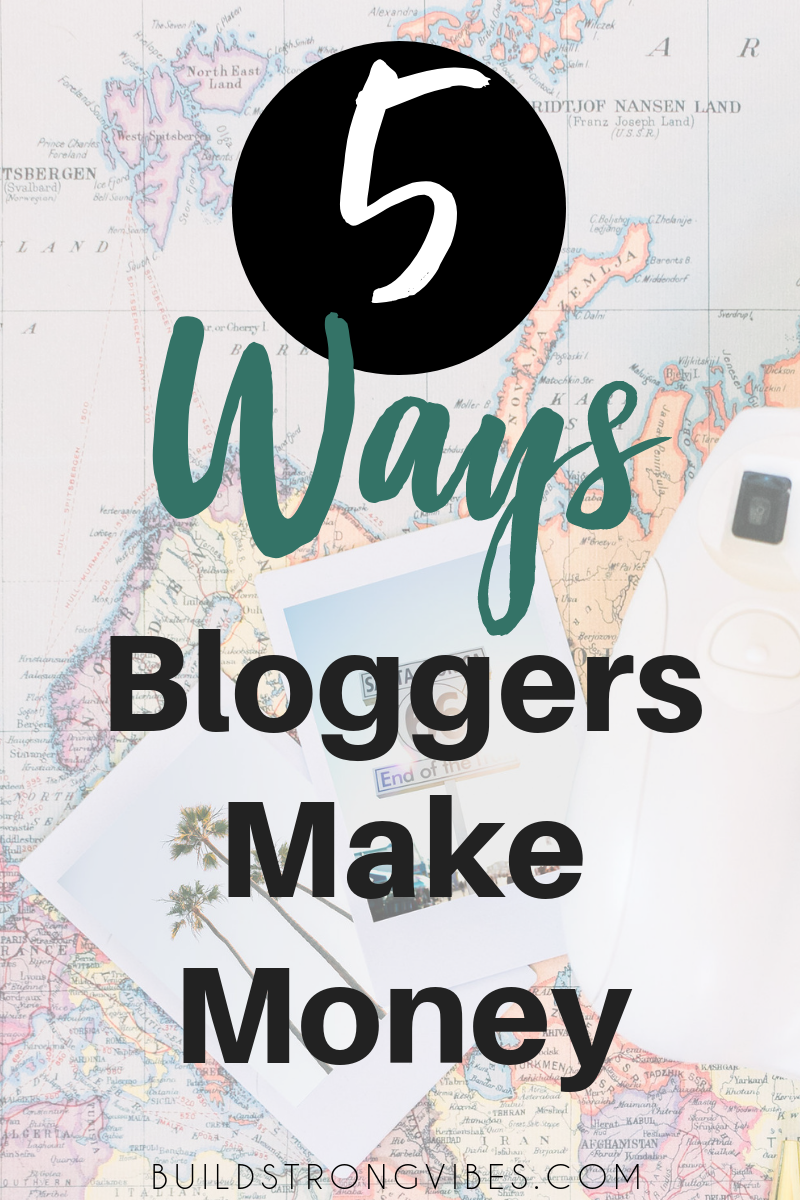 5 ways bloggers make money online