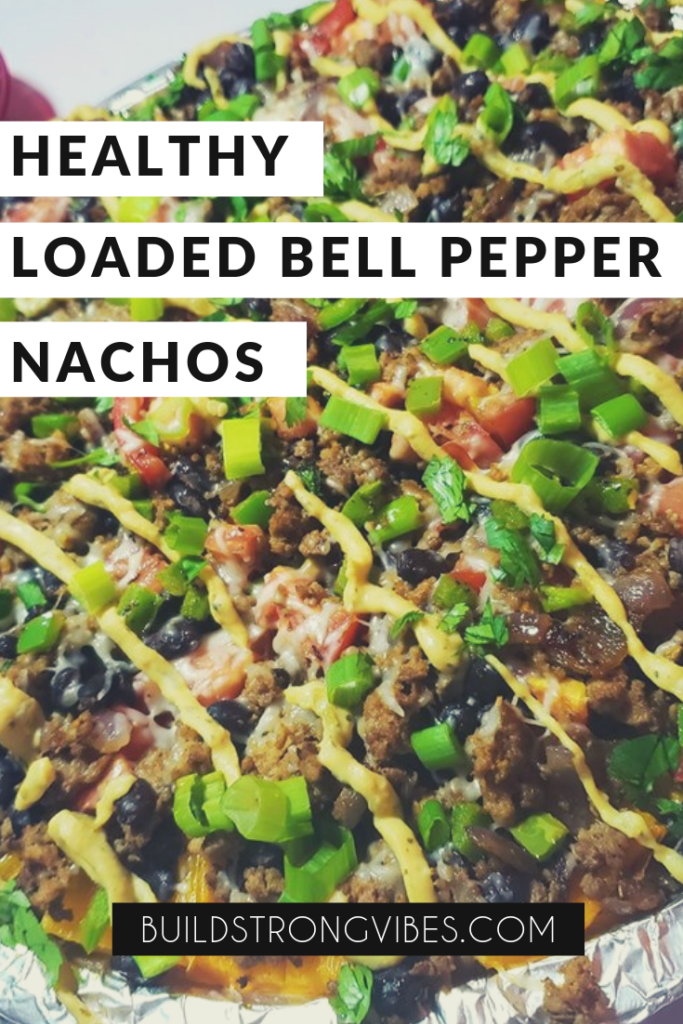 loaded bell pepper nachos