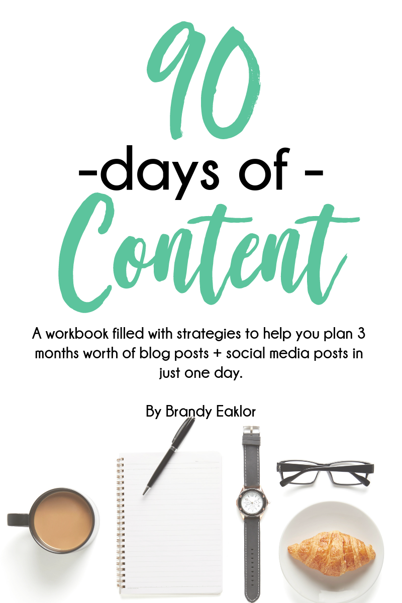 Create 90 days of content for your blog and social media in hours for your blog and social media sites like Instagram, Facebook and YouTube