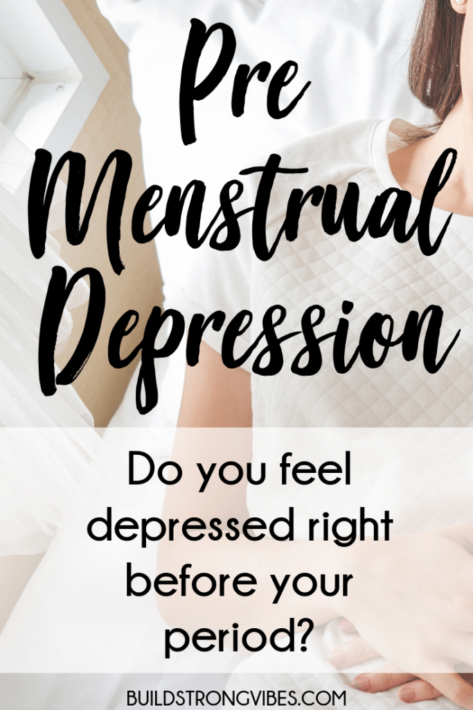 PMS Depression: Depression Before Your Period | Do you struggle with PMS depression? PMS depression is a symptom women may experience before her cycle. Read for tips to help you get through it...